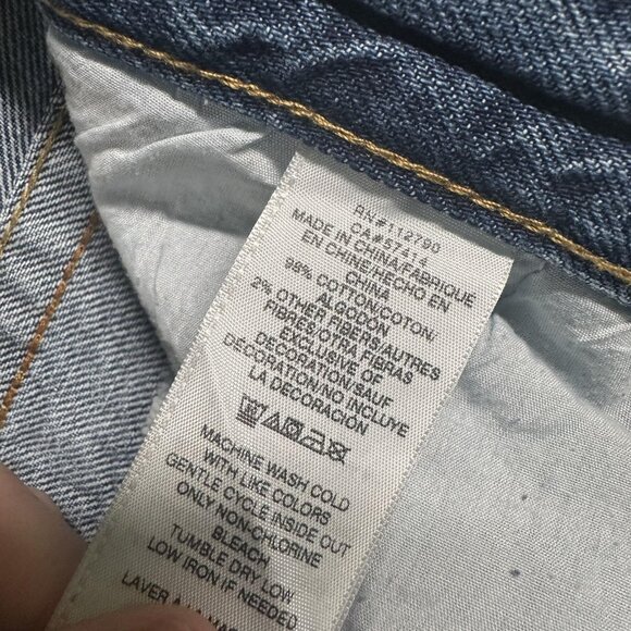 True Religion Ricky Jeans Mens 34x34 Distressed Relaxed Straight Rope Stitch Fla - Picture 10 of 16